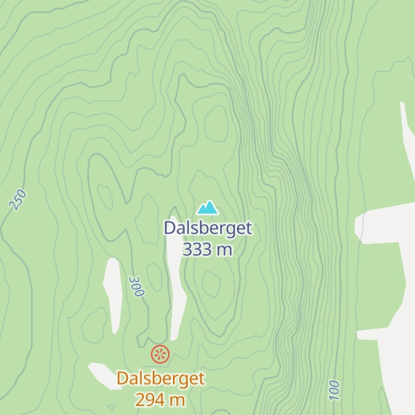 Map of Dalsberget