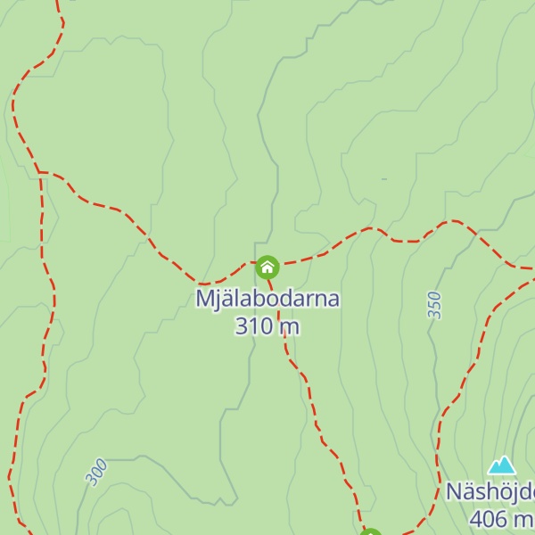 Map of Mjälabodarna
