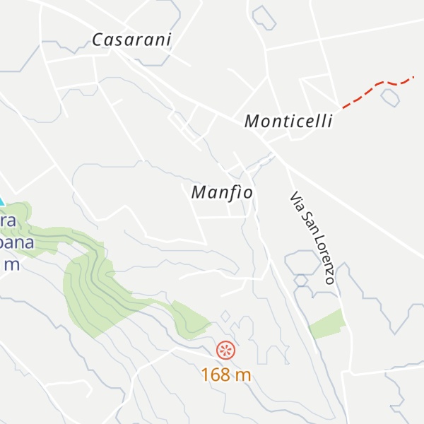 Map of Torre Supersano