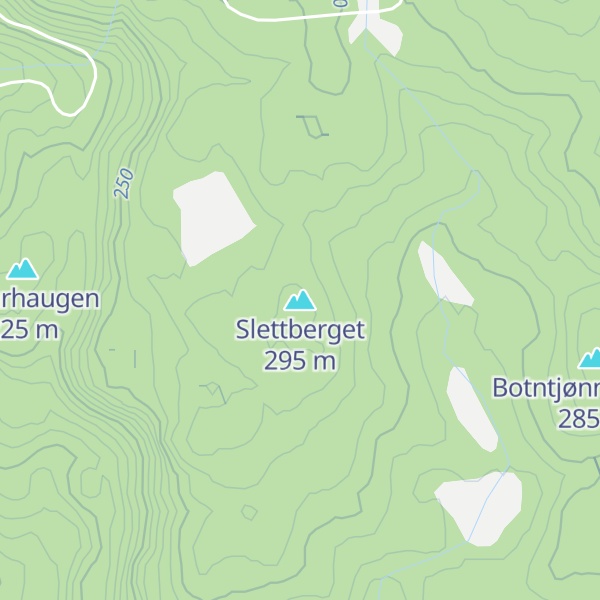 Map of Slettberget