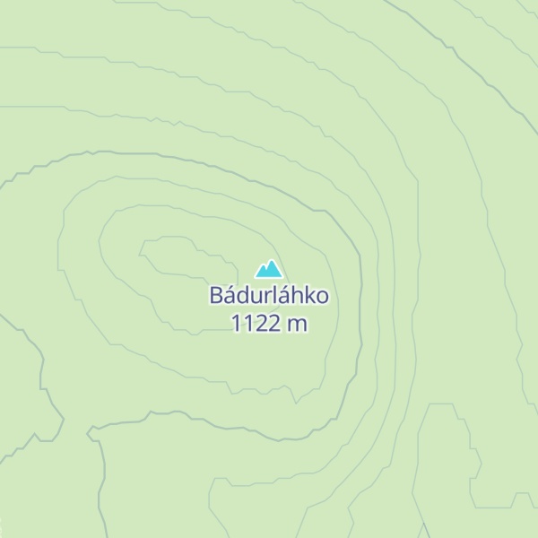 Map of Bádurláhko