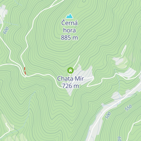 Map of Chata Mír
