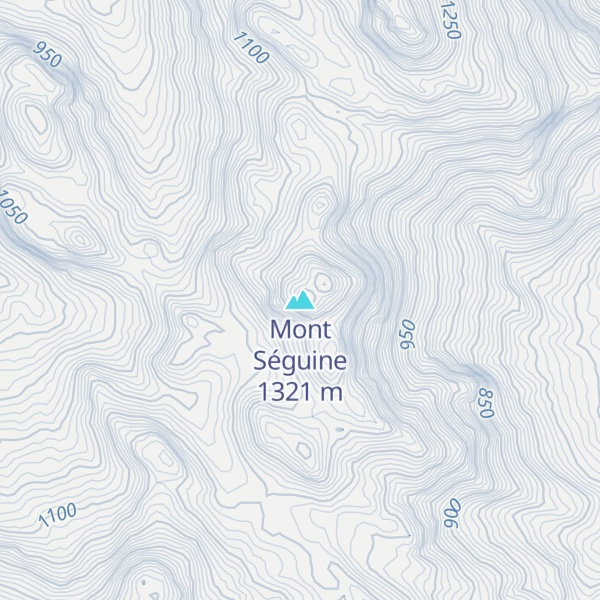 Map of Mont Séguine