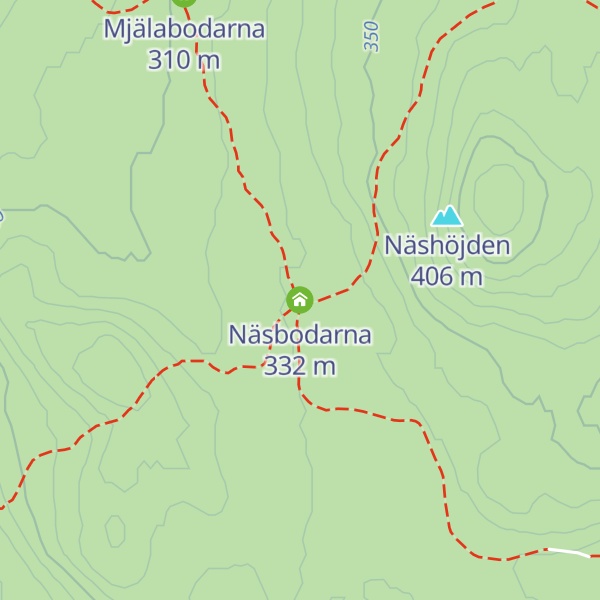 Map of Näsbodarna
