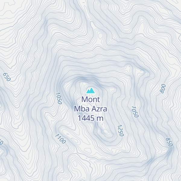 Map of Mont Mba Azra