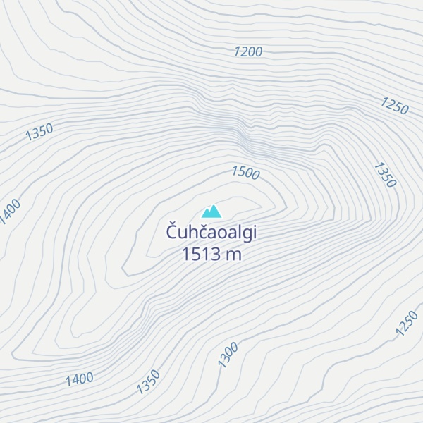 Map of Čuhčaoalgi