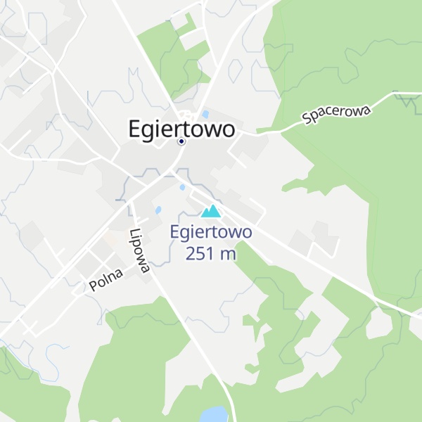Map of Egiertowo