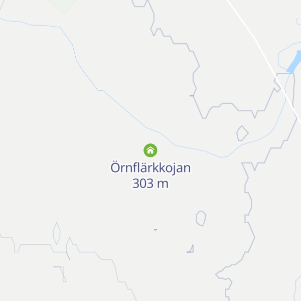 Map of Örnflärkkojan