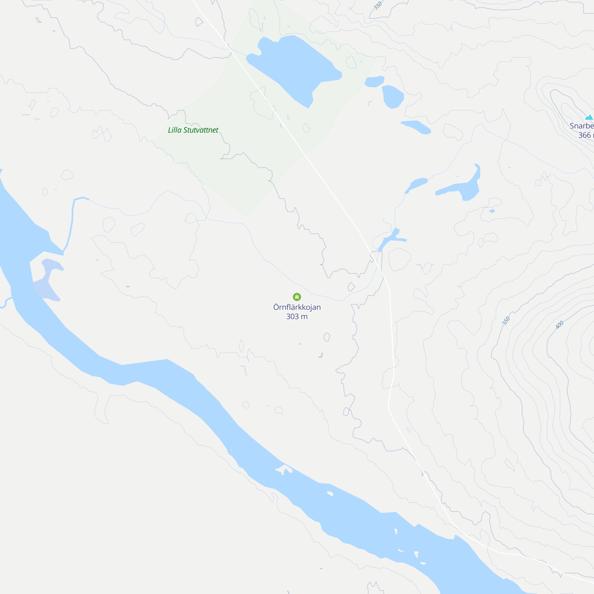 Örnflärkkojan map
