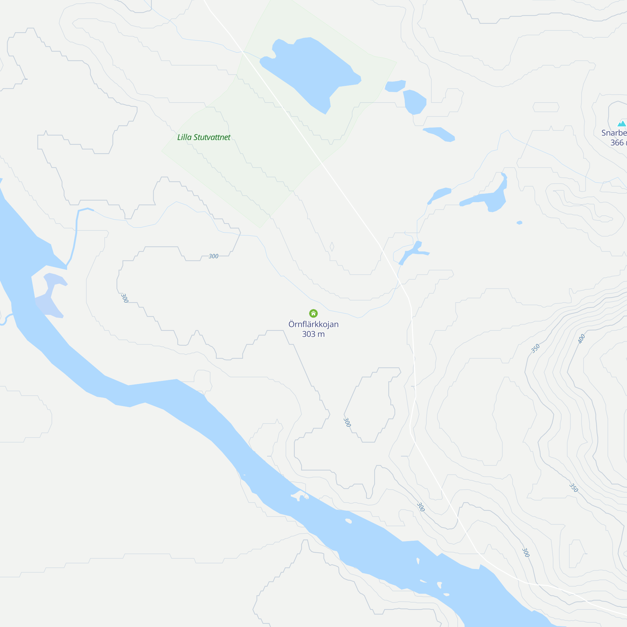 Örnflärkkojan map