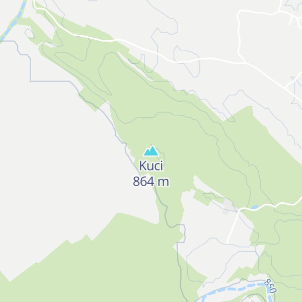 Map of Kuci