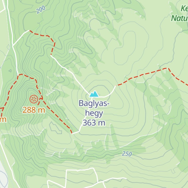 Map of Baglyas-hegy