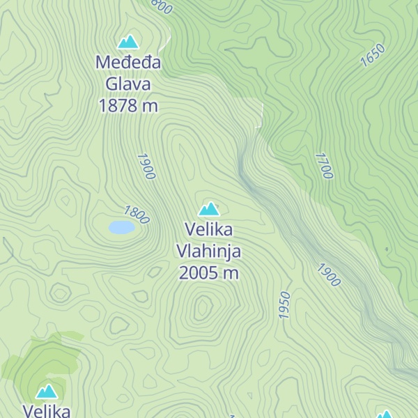 Map of Velika Vlahinja