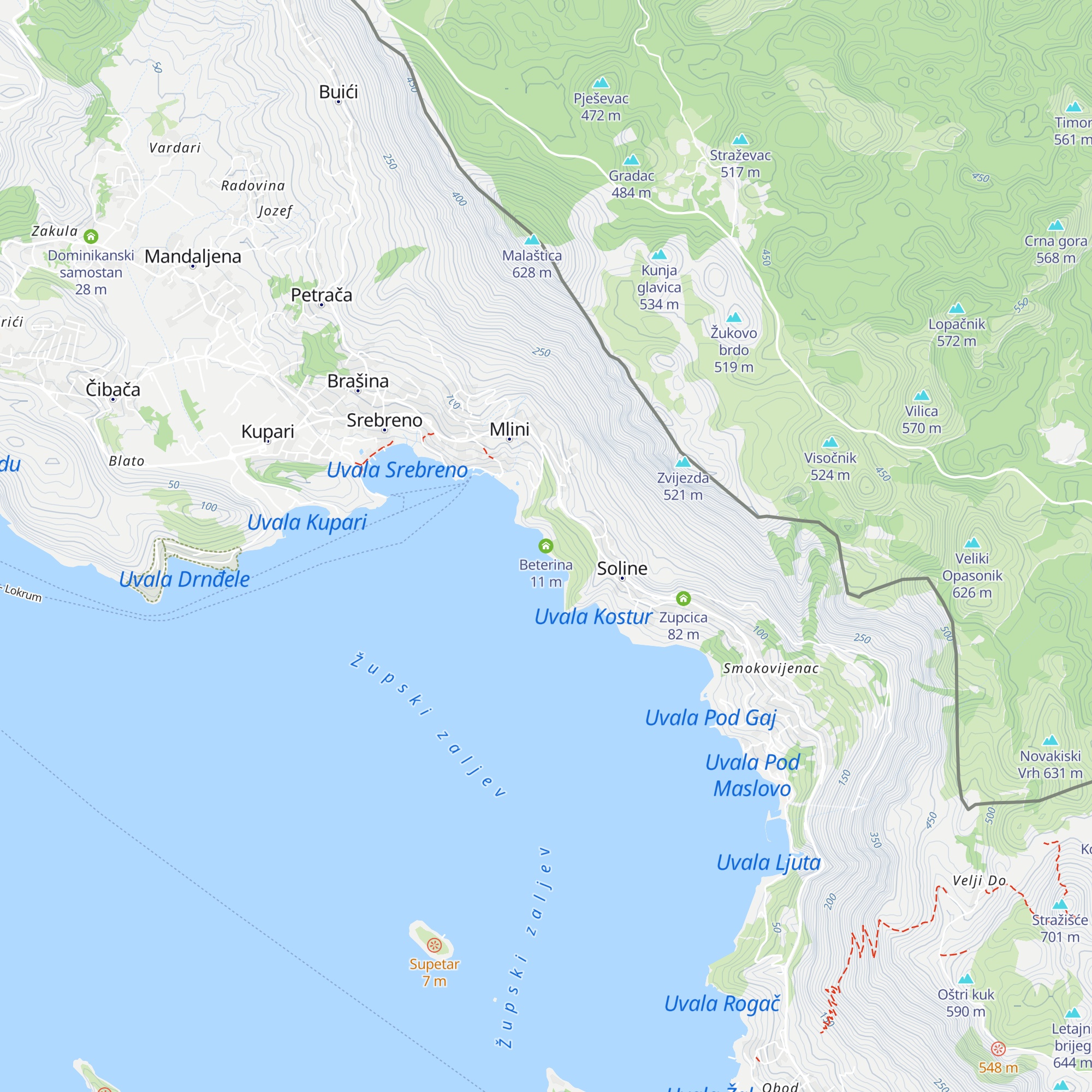 Beterina map