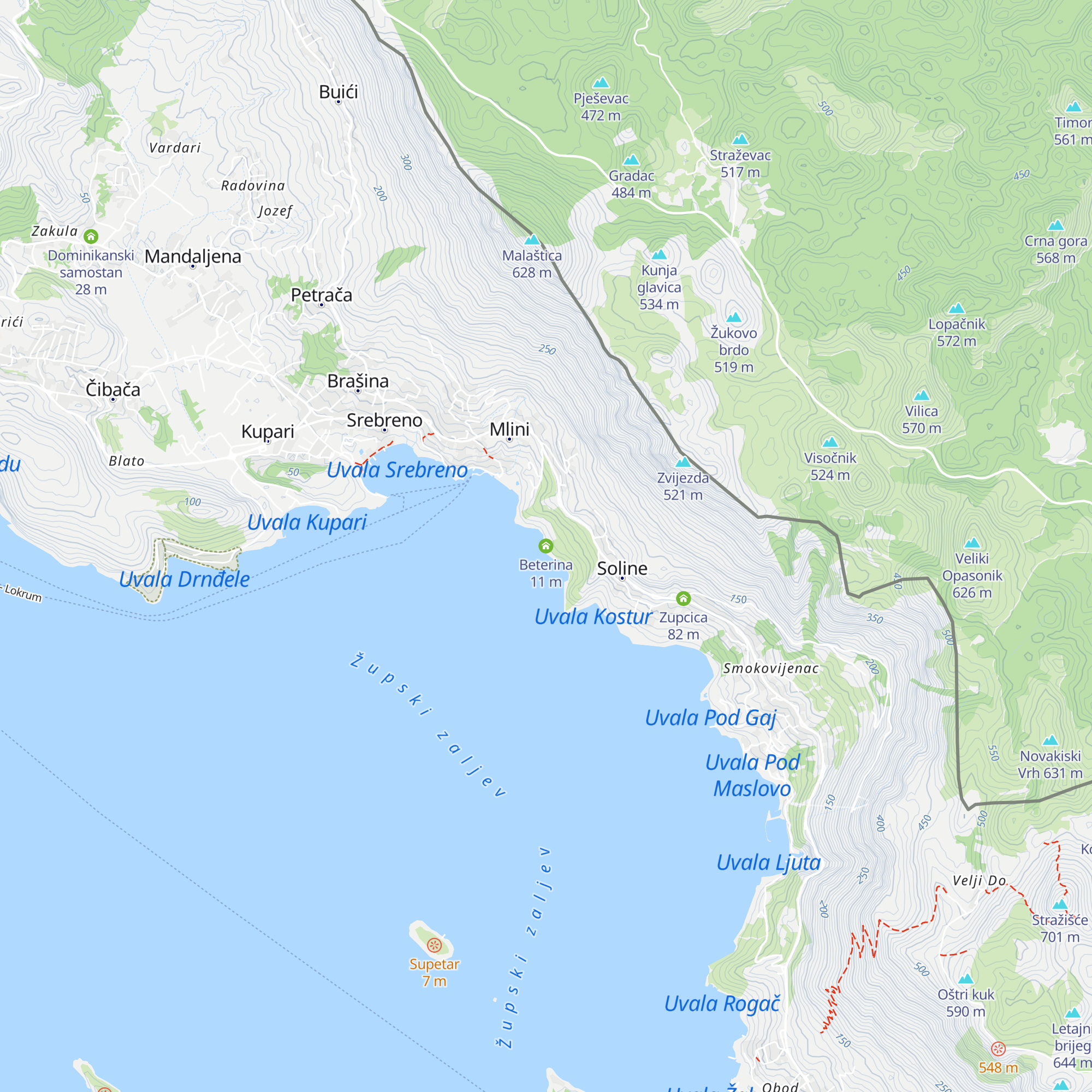 Beterina map