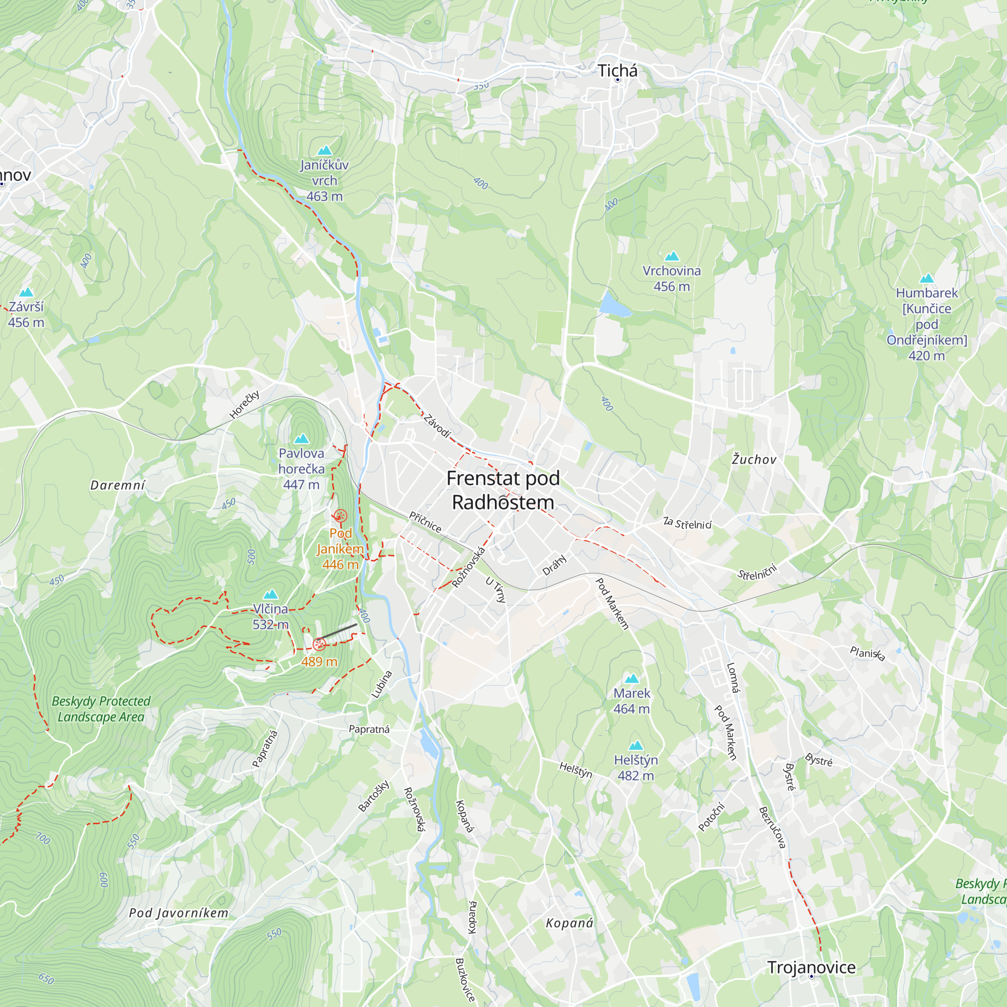 Turistické informační centrum Frenštát pod Radhoštěm map