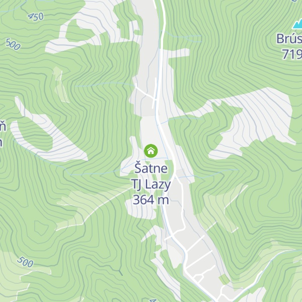 Map of Šatne TJ Lazy