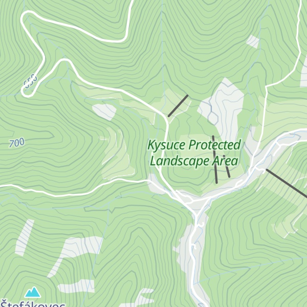Map of Chata Čertov