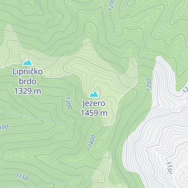 Map of Jezero