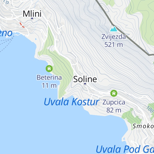 Map of Apartments Burin
