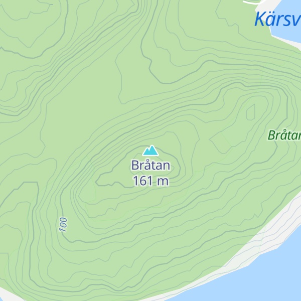 Map of Bråtan