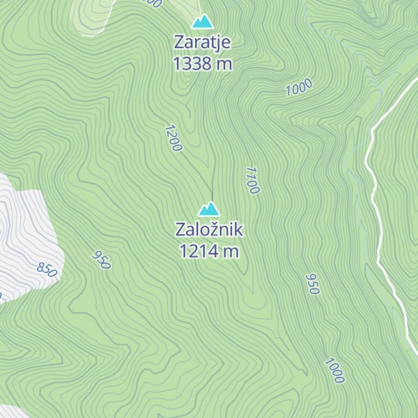 Map of Založnik