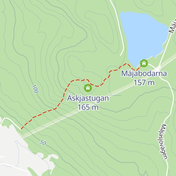 Map of Äskjastugan