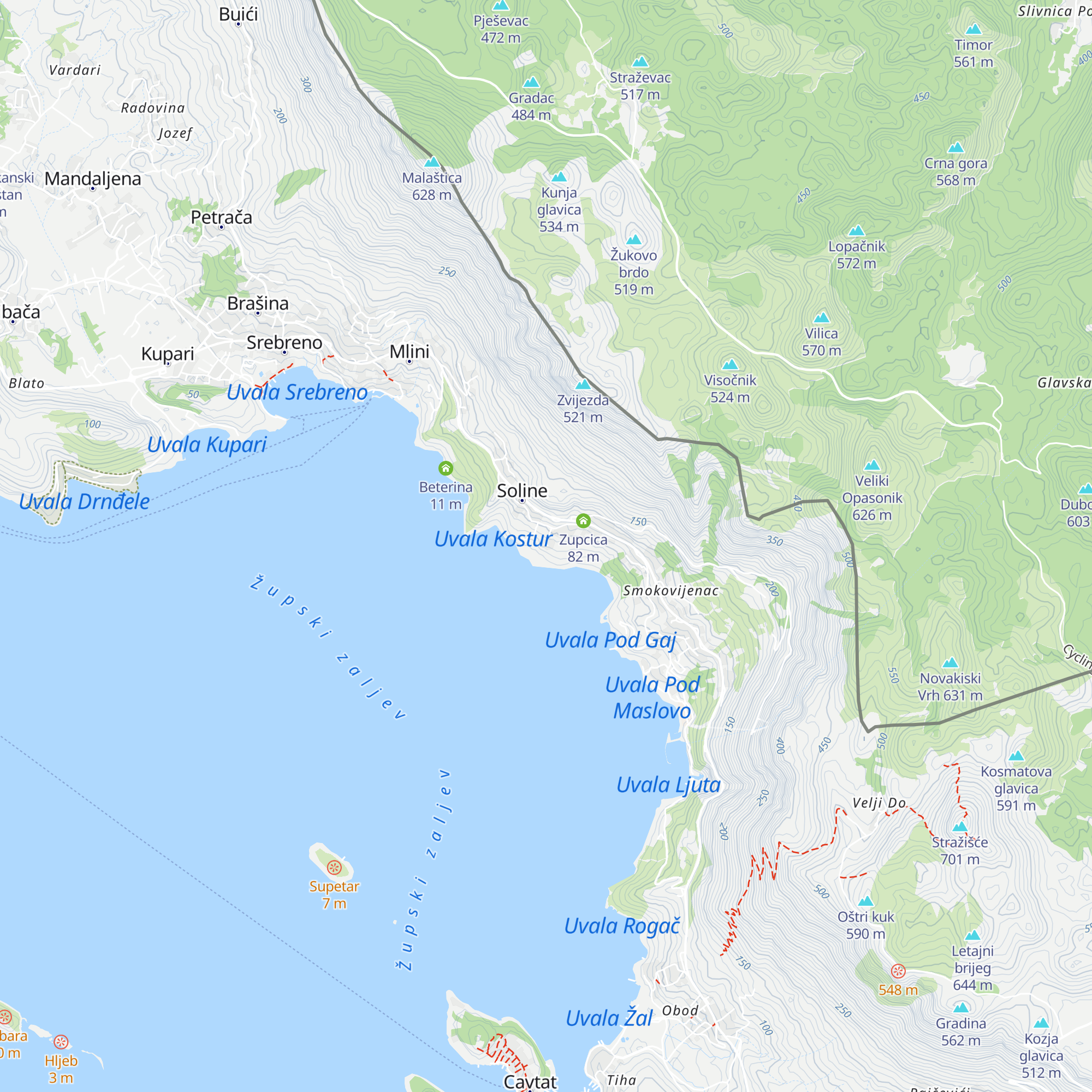 Apartmani Lira map