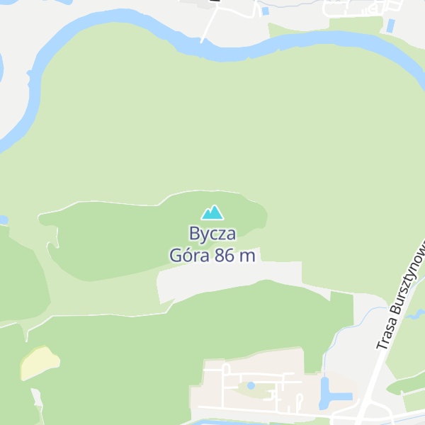 Map of Bycza Góra