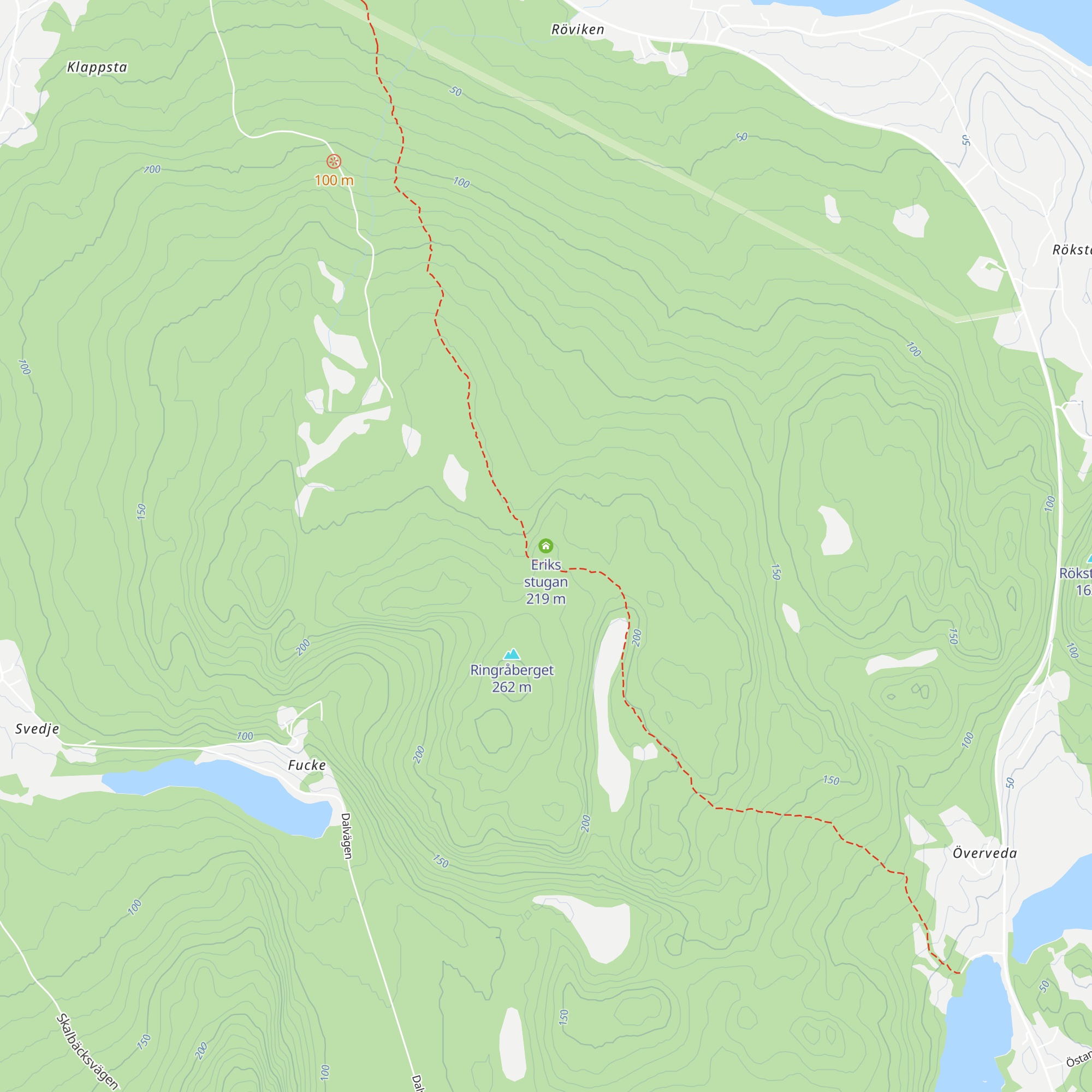 Eriks stugan map