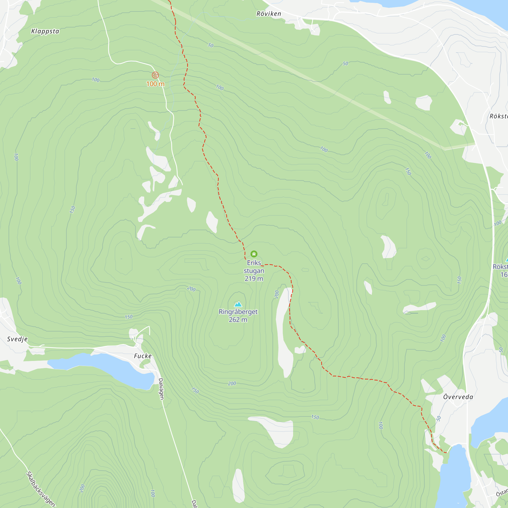 Eriks stugan map