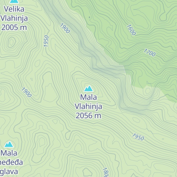 Map of Mala Vlahinja