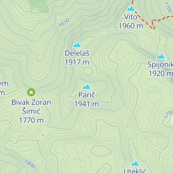 Map of Parič