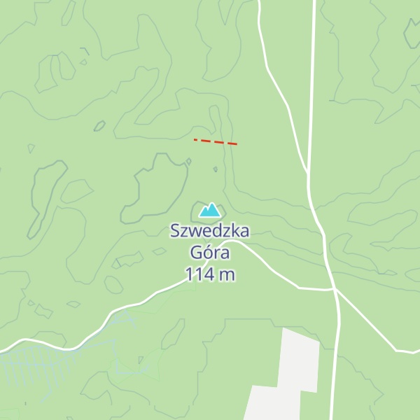 Map of Szwedzka Góra