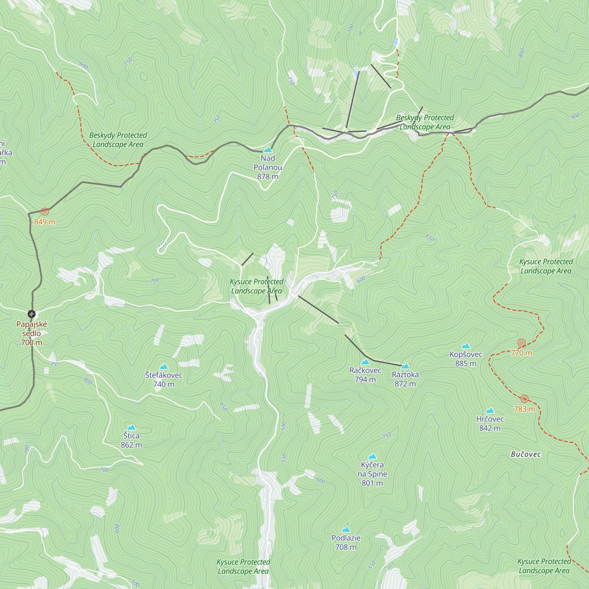 Chata Alpina map
