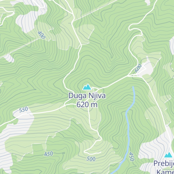 Map of Duga Njiva