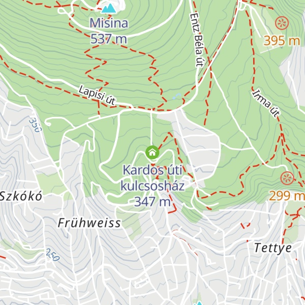 Map of Kardos úti kulcsosház