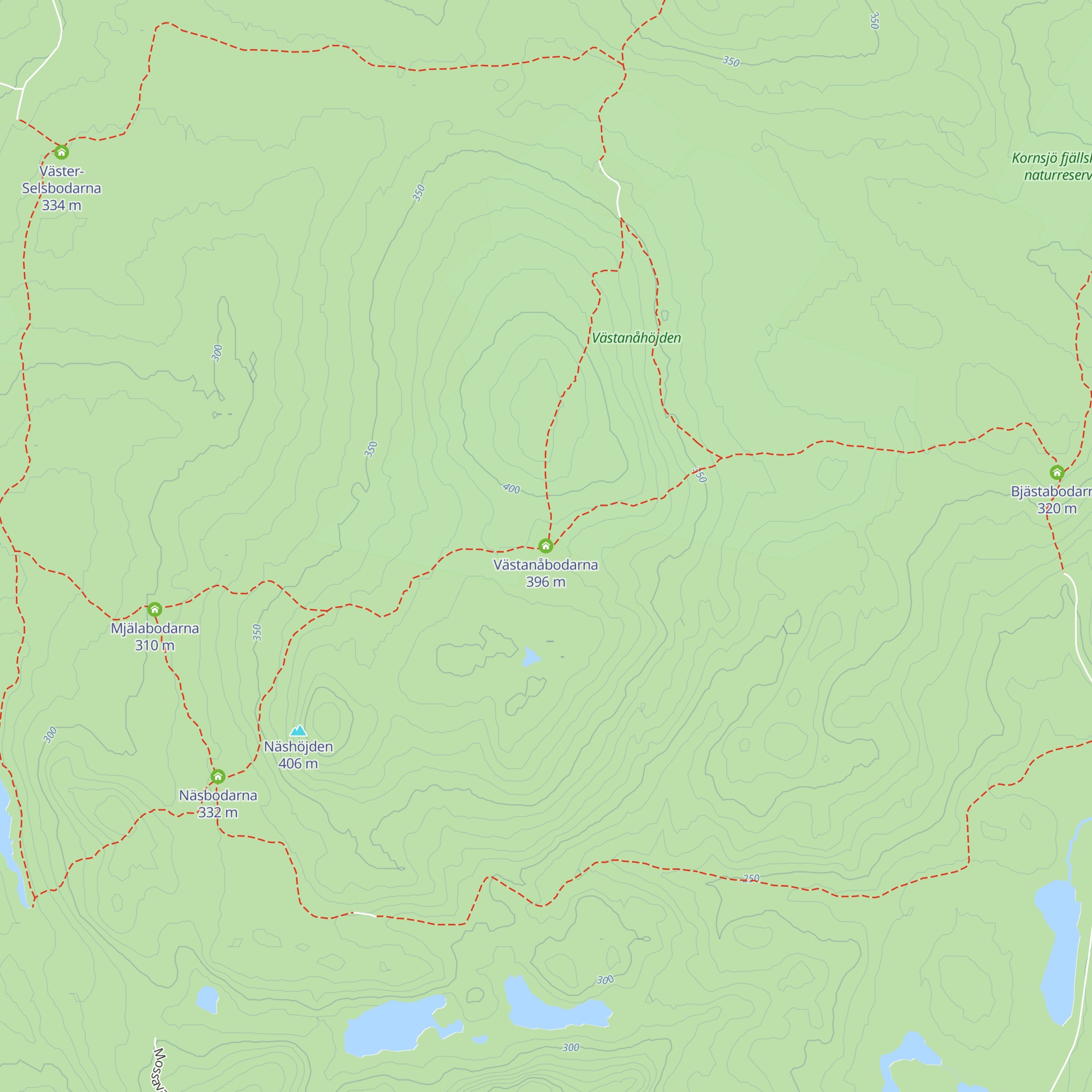 Västanåbodarna map