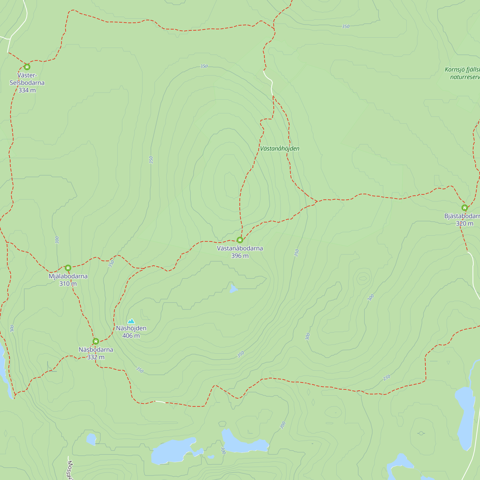 Västanåbodarna map