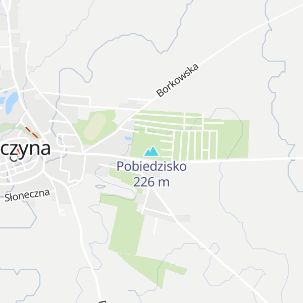 Map of Pobiedzisko