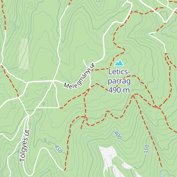 Map of Fehér-kúti kulcsosház