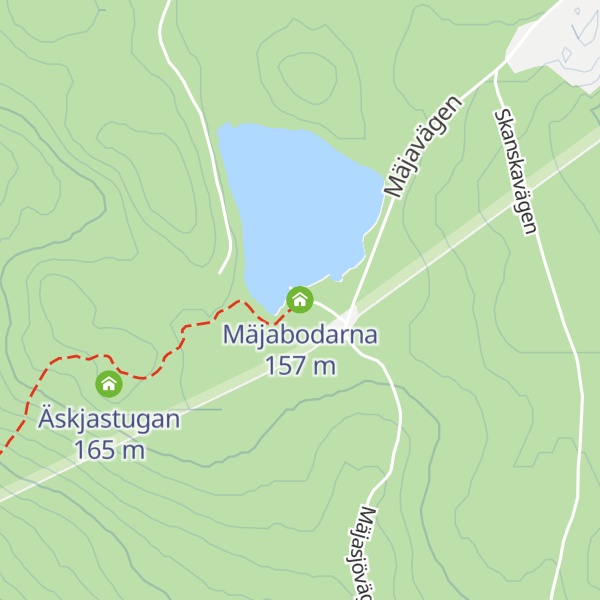 Map of Mäjabodarna