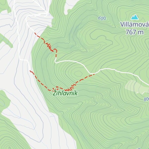 Map of Nad Vyhorencom