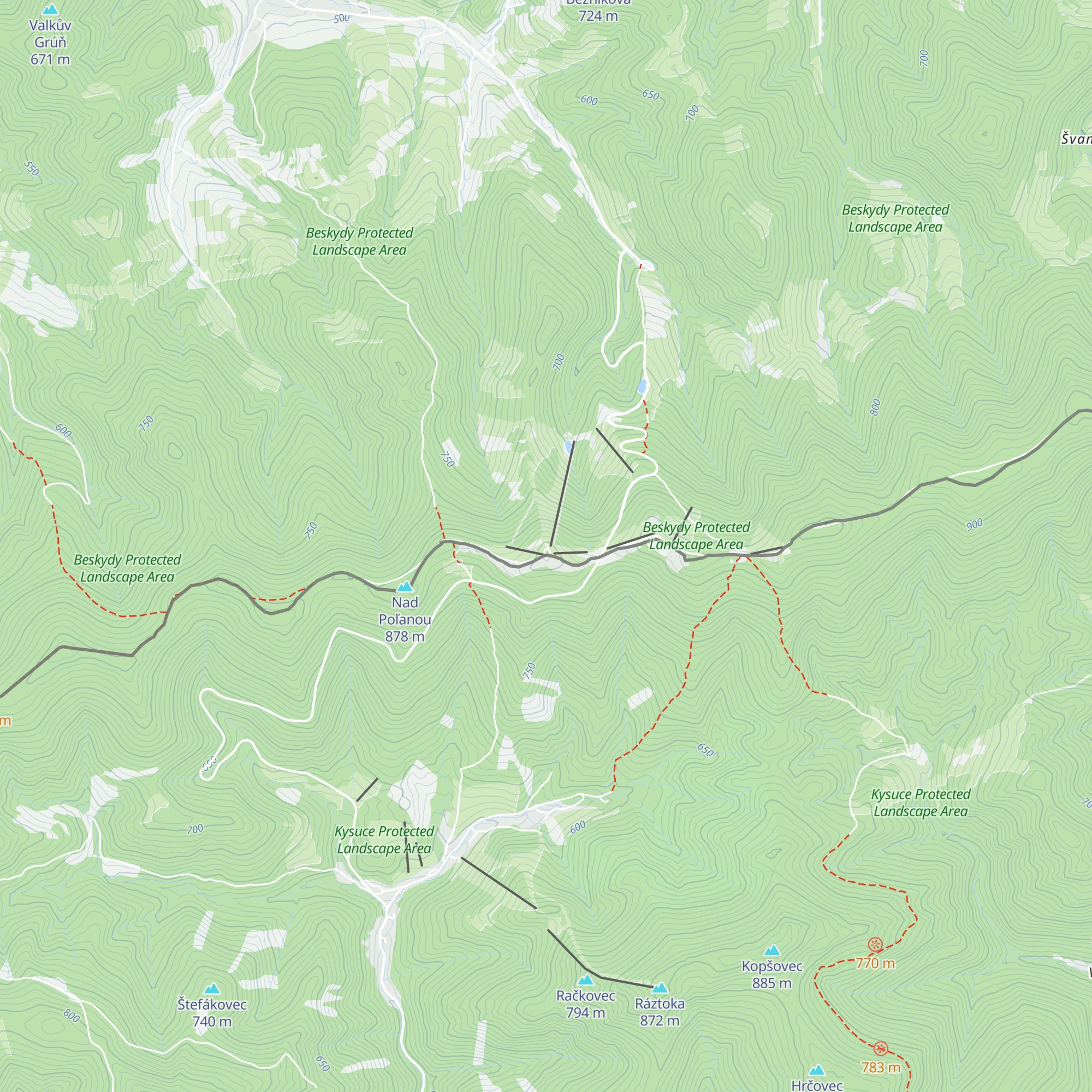 Kohútka map