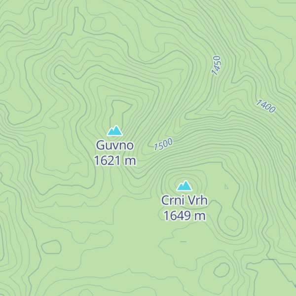 Map of Planinarska kuca Javornik