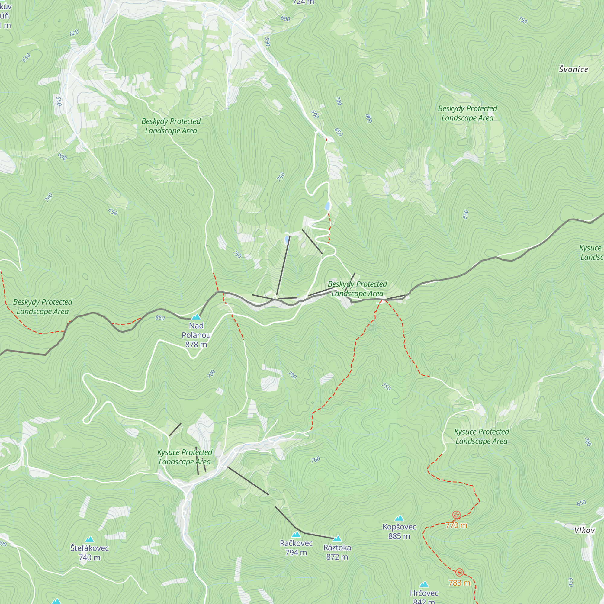 Slovensko-České infocentrum Kohútka map