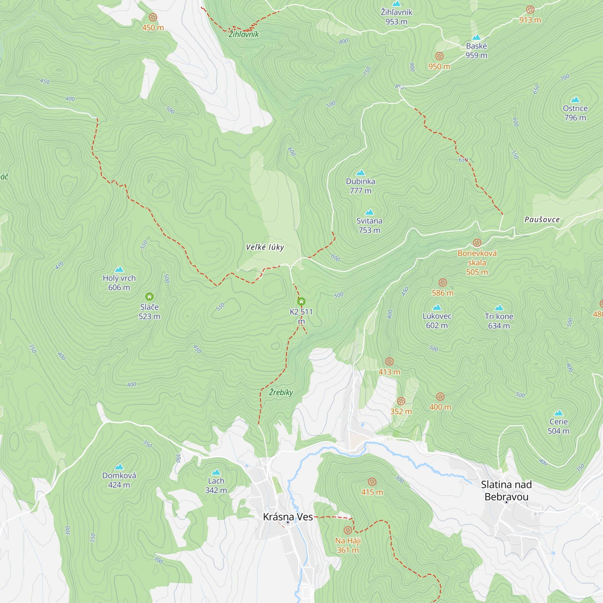K2 map