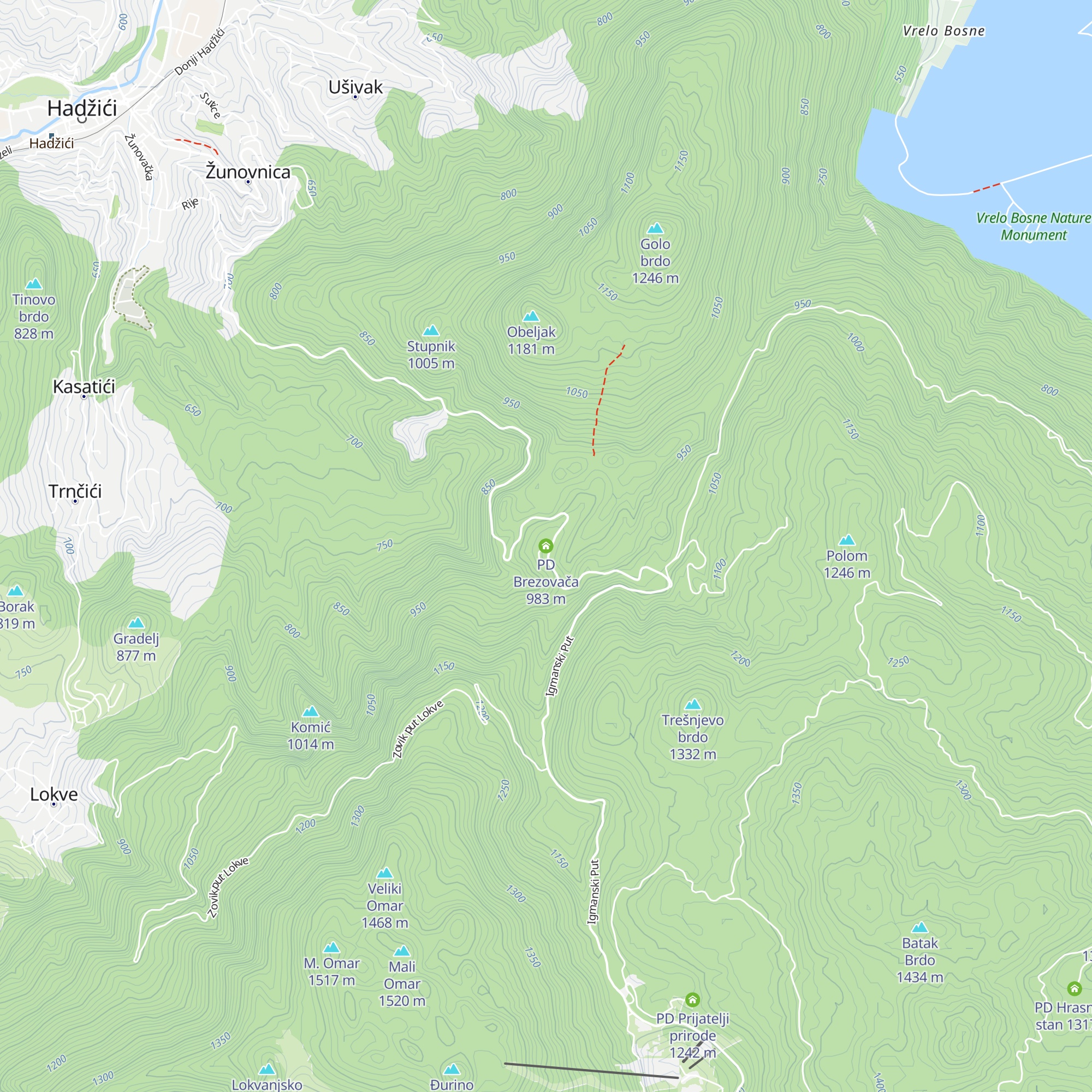 PD Brezovača map