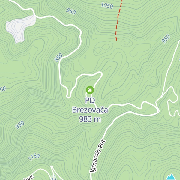 Map of PD Brezovača