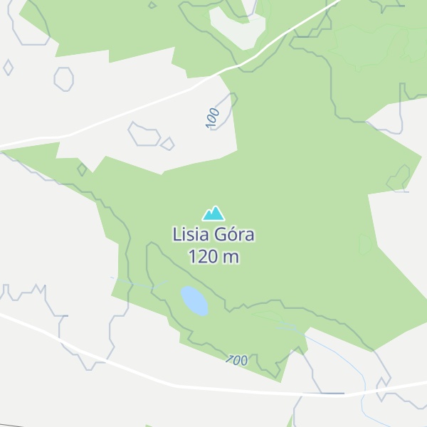 Map of Lisia Góra